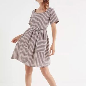 Urban Outfitters StripedBabydoll Dress